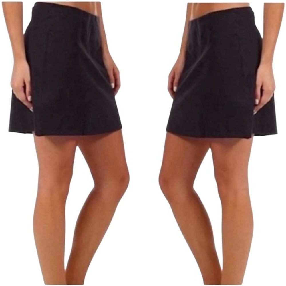 Patagonia Skort Women 8 Black A Line Duway Mini Outdoor Gorpcore Hiking Athletic
